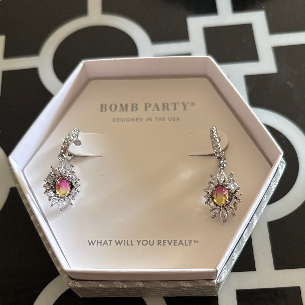 Bomb Party The Sterling Club Earrings